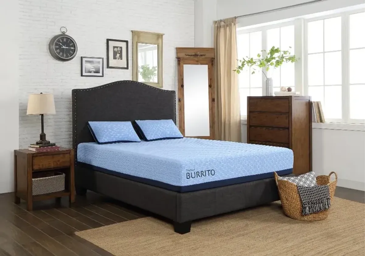 Blue Burrito Visco Gel Memory Foam Queen Mattress