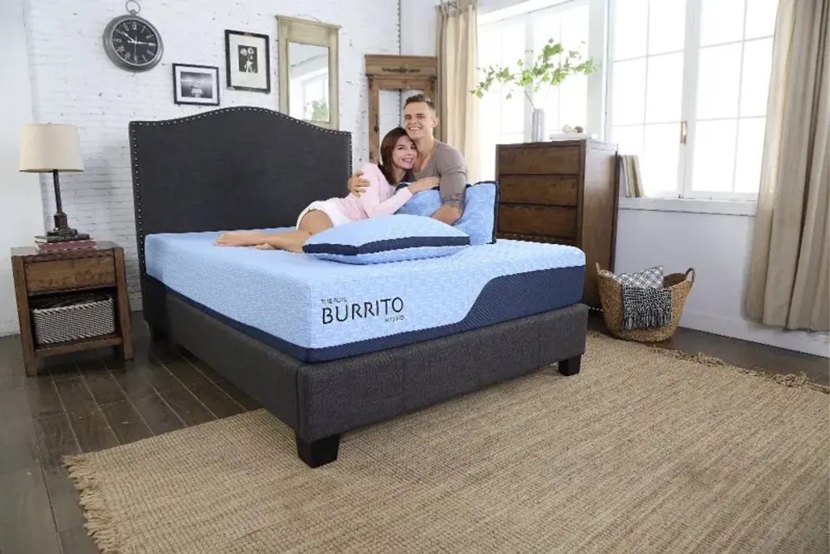 Blue Burrito Hybrid Memory Foam Twin Mattress