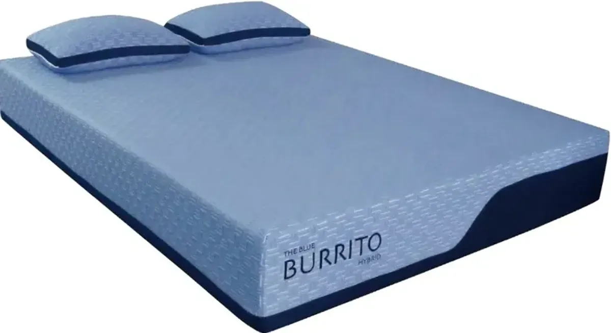 Blue Burrito Hybrid Memory Foam Twin Mattress