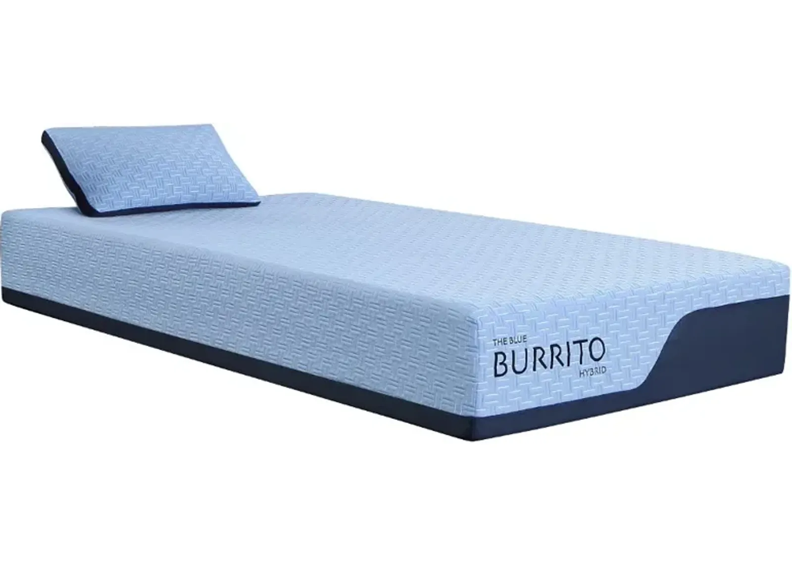 Blue Burrito Hybrid Memory Foam Twin Mattress