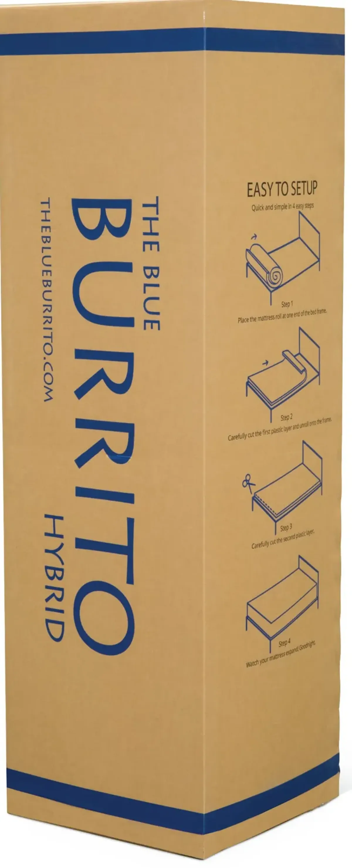 Blue Burrito Hybrid Memory Foam Full Mattress