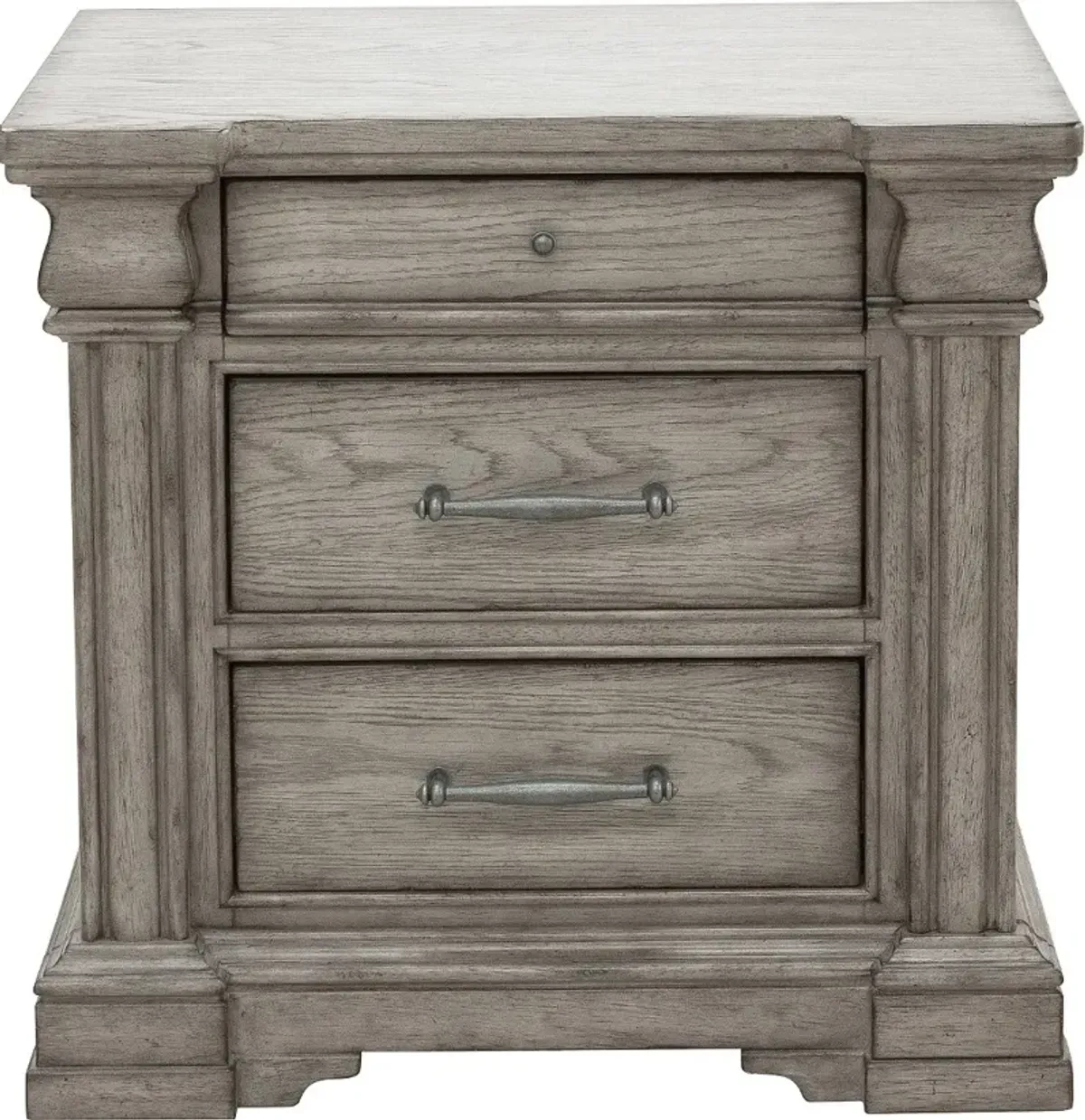 Madison Ridge Gray Nightstand