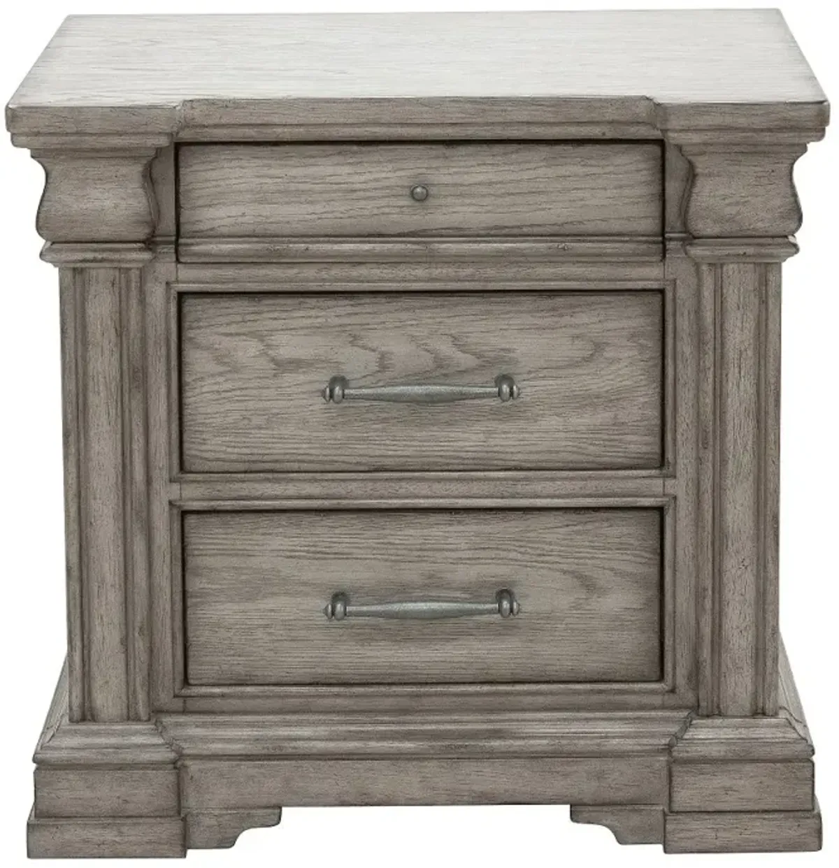 Madison Ridge Gray Nightstand