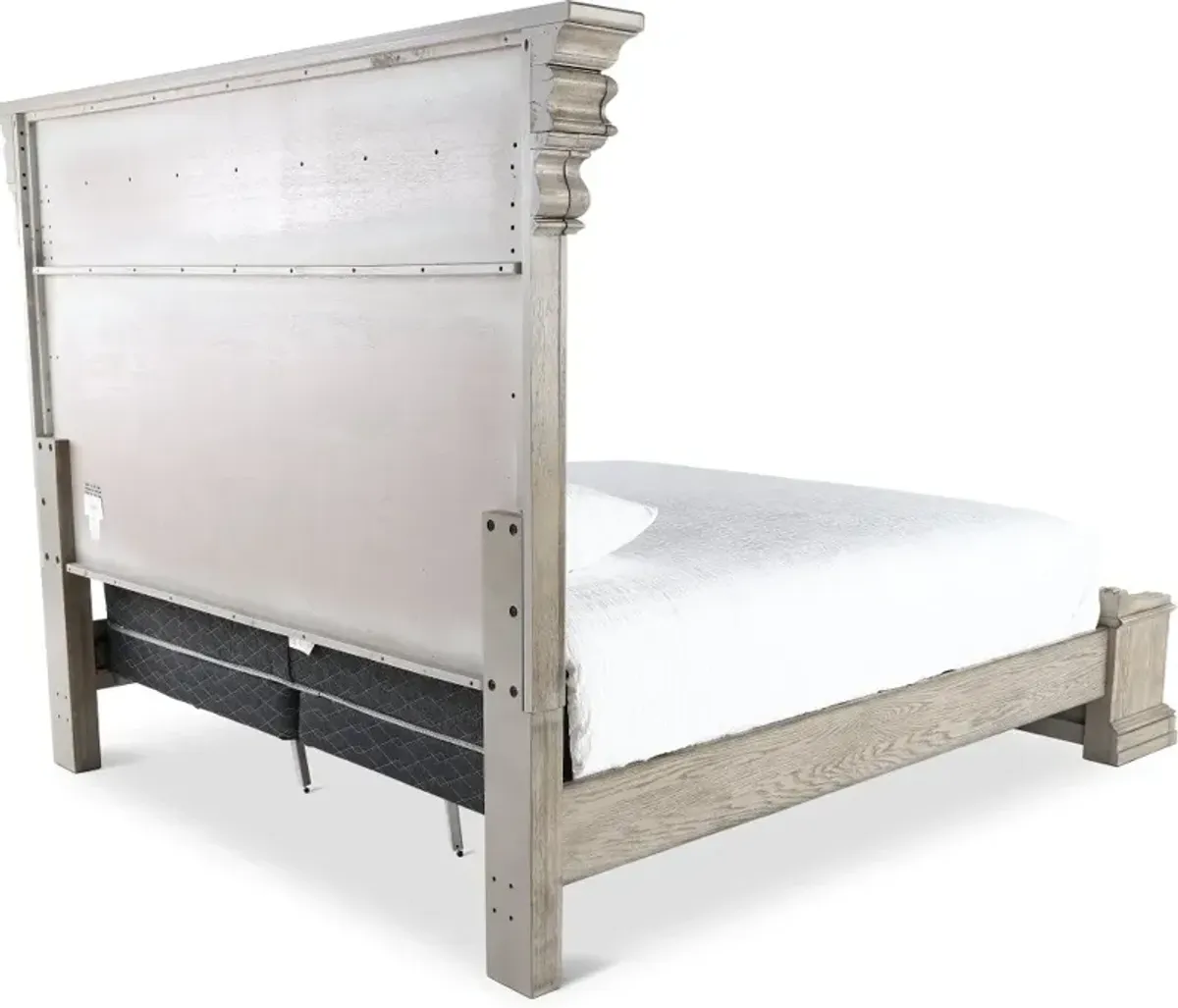 Madison Ridge Gray Queen Storage Bed