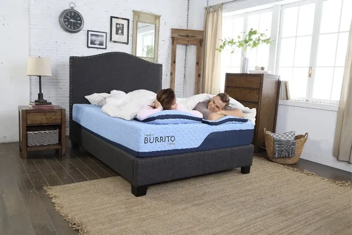 Blue Burrito Hybrid Memory Foam King Mattress