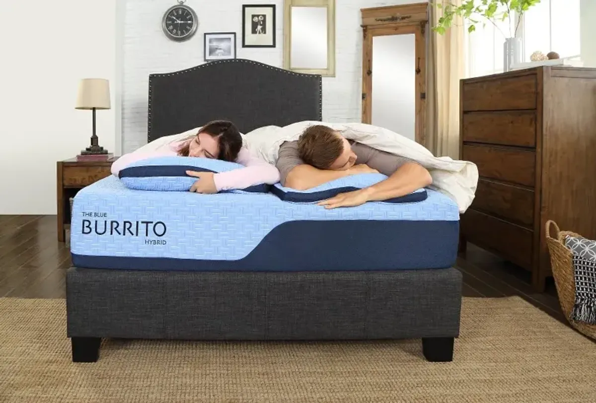 Blue Burrito Hybrid Memory Foam King Mattress