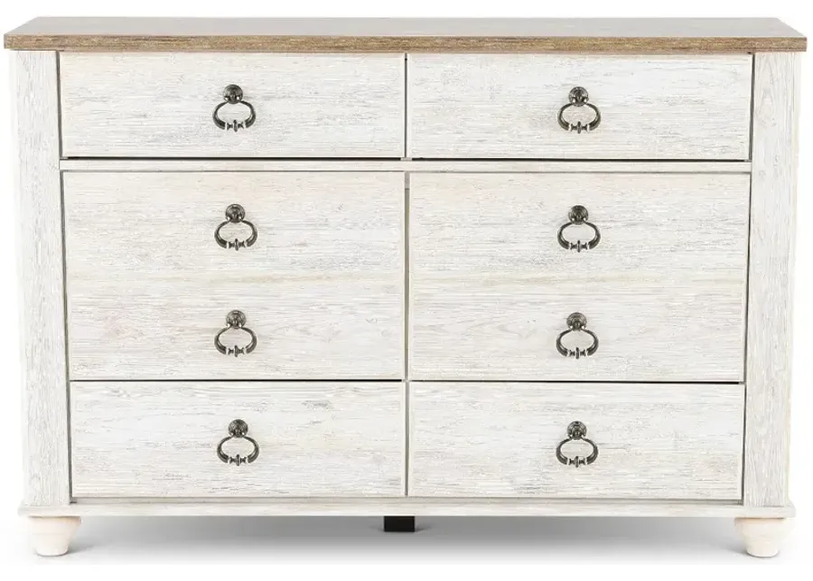 Millhaven Whitewash Youth Dresser