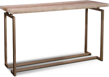 Spectrum Onyx and Gold Console Table