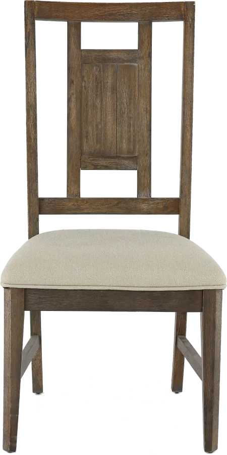 Artisan Prairie Gray Lattice Back Dining Room Chair