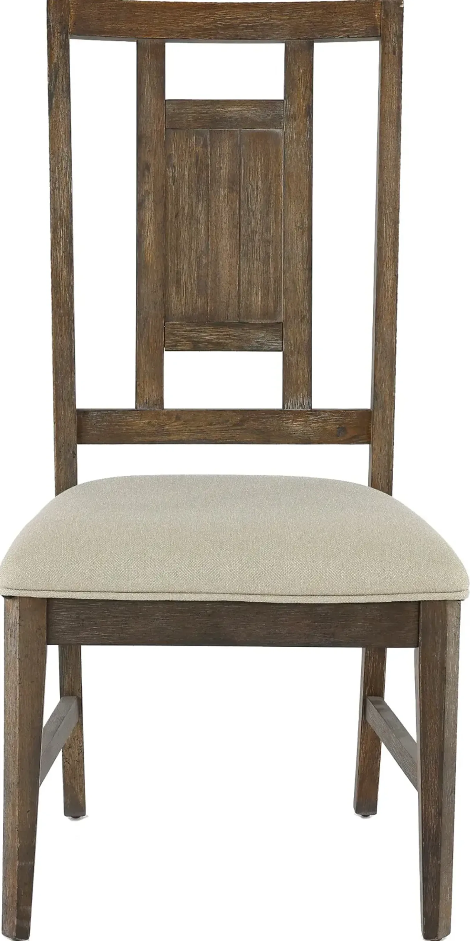 Artisan Prairie Gray Lattice Back Dining Room Chair