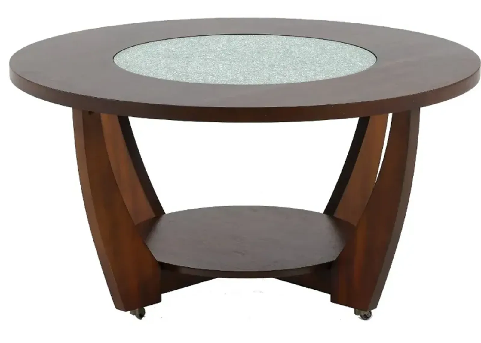 Rafael Merlot Cherry Round Coffee Table