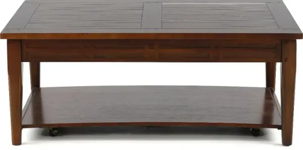 Crestline Dark Brown Lift Top Coffee Table