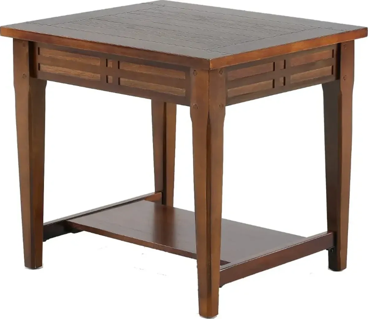 Crestline Dark Brown End Table