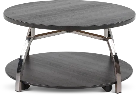 Coham Contemporary Black Coffee Table