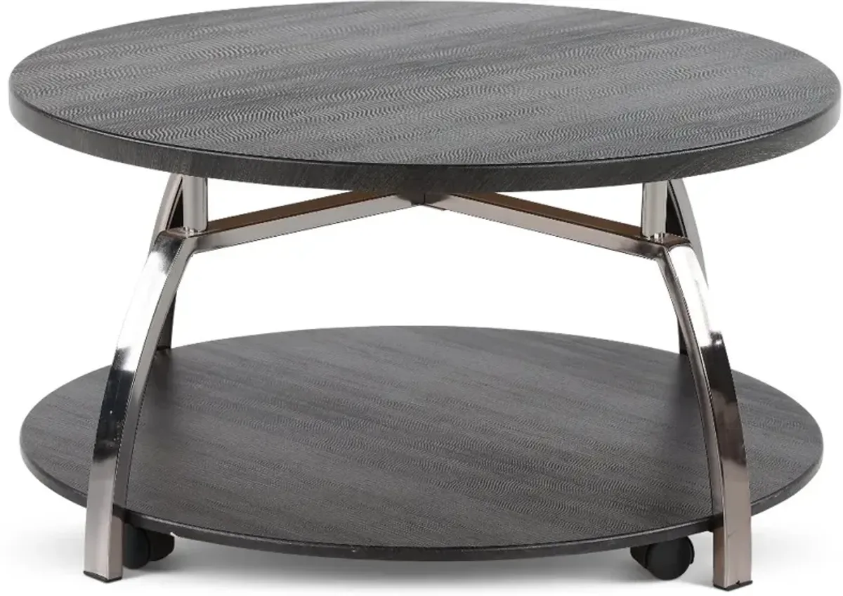 Coham Contemporary Black Coffee Table