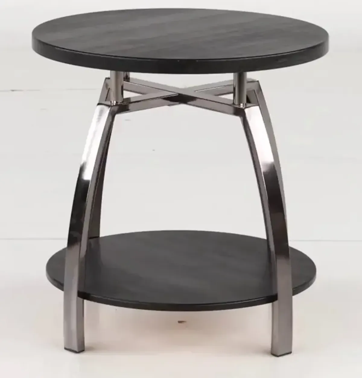 Coham Contemporary Black End Table