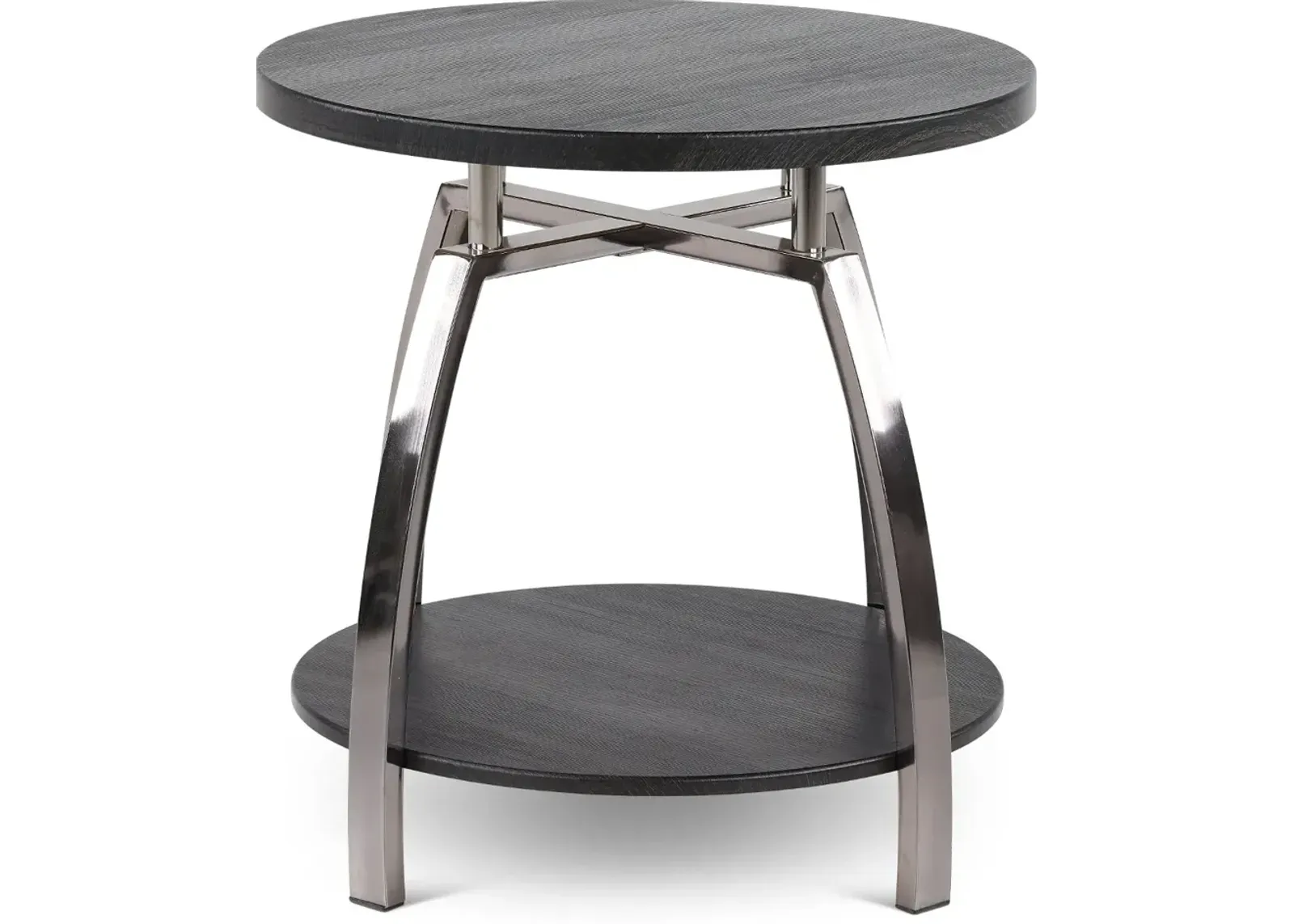 Coham Contemporary Black End Table