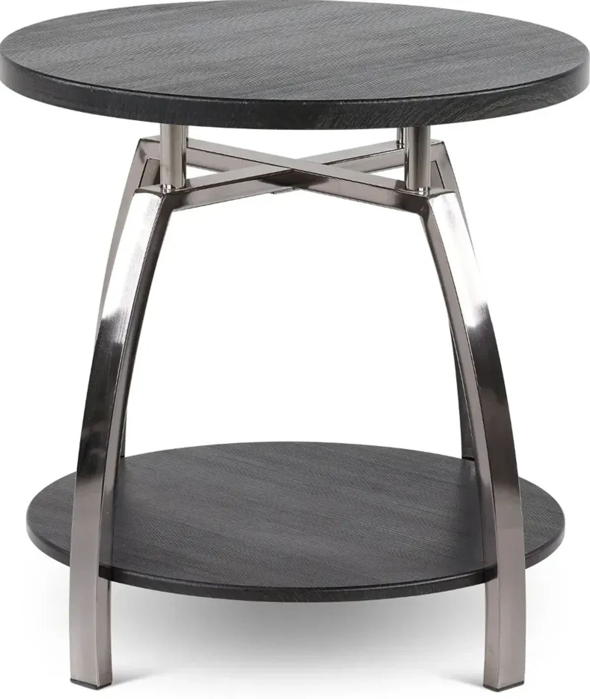 Coham Contemporary Black End Table