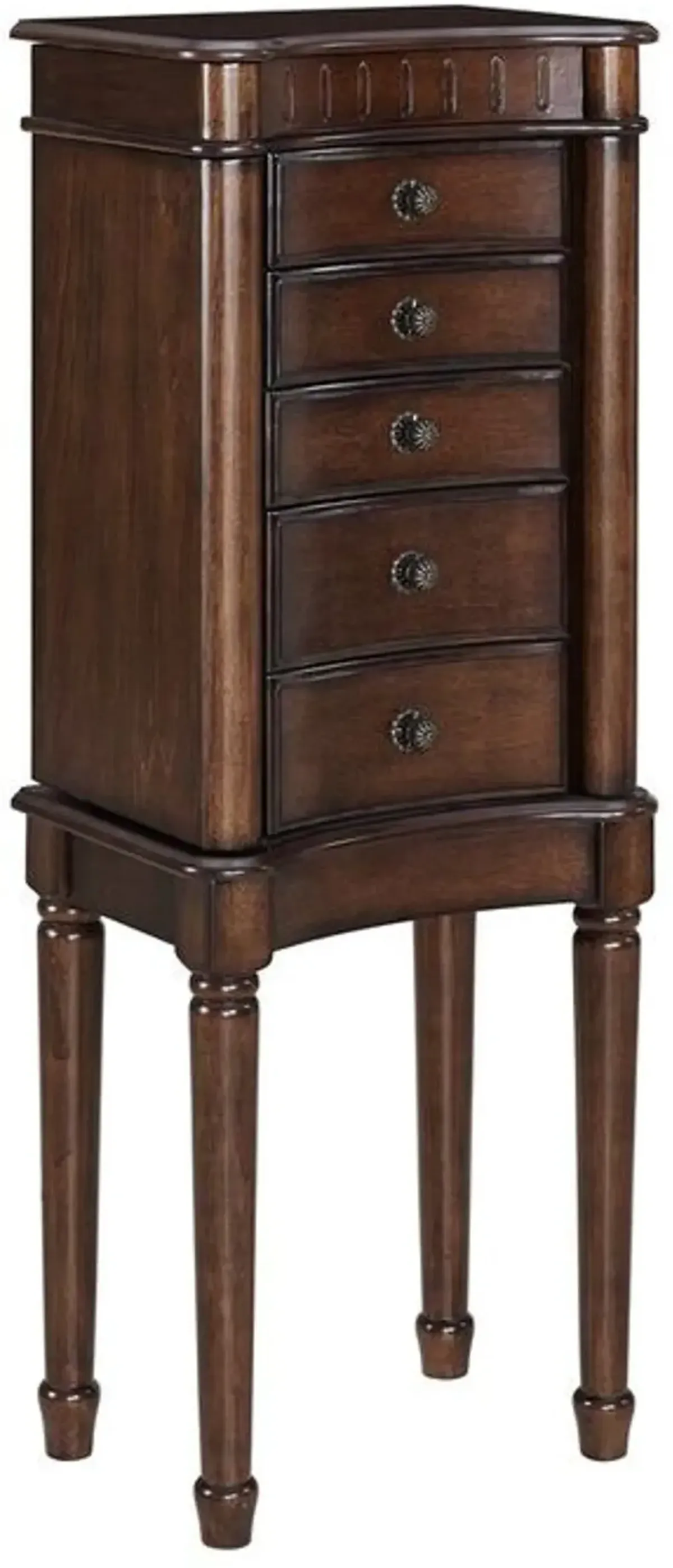 Walnut Jewelry Armoire - Grace