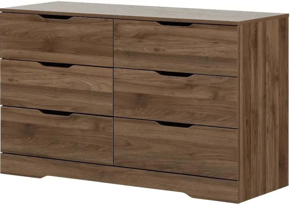 Holland Modern Farmhouse Walnut Dresser - South Shore