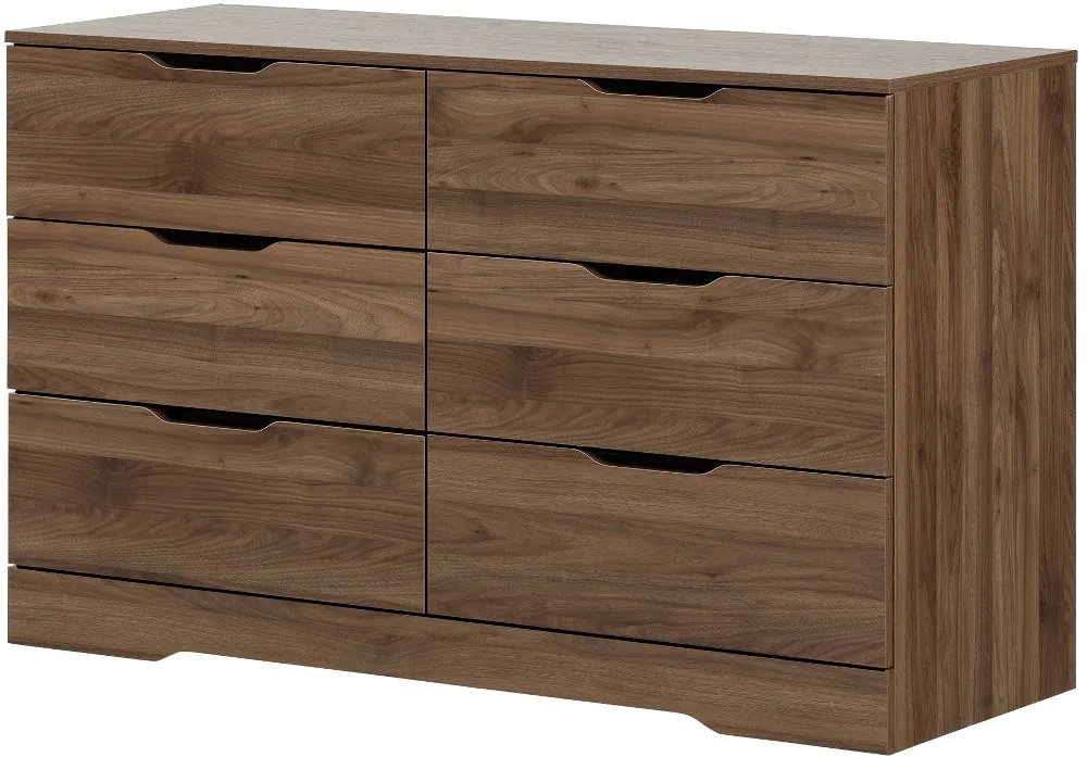 Holland Modern Farmhouse Walnut Dresser - South Shore