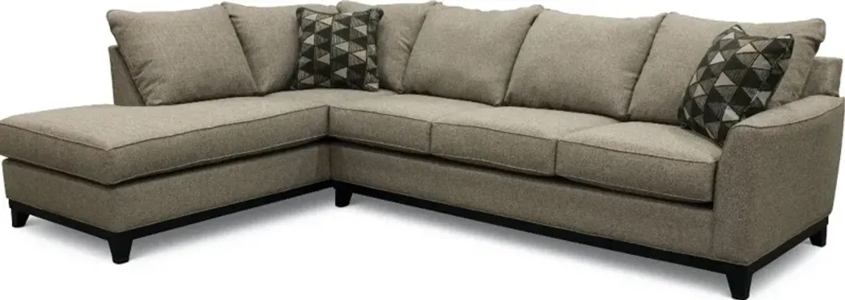 Emerson Gray 2 Piece Sectional