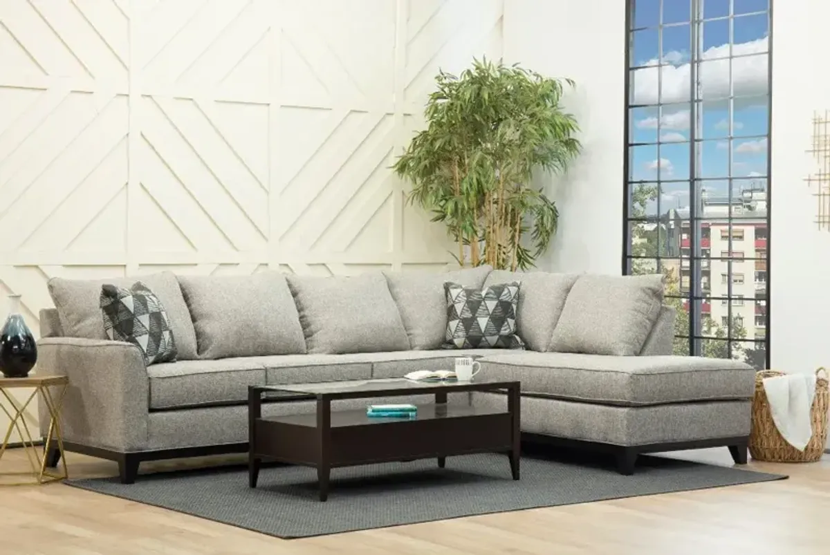 Emerson Gray 2 Piece Sectional