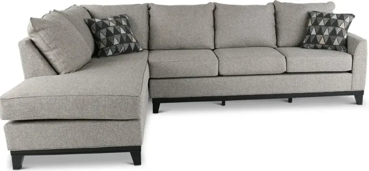 Emerson Gray 2 Piece Sectional