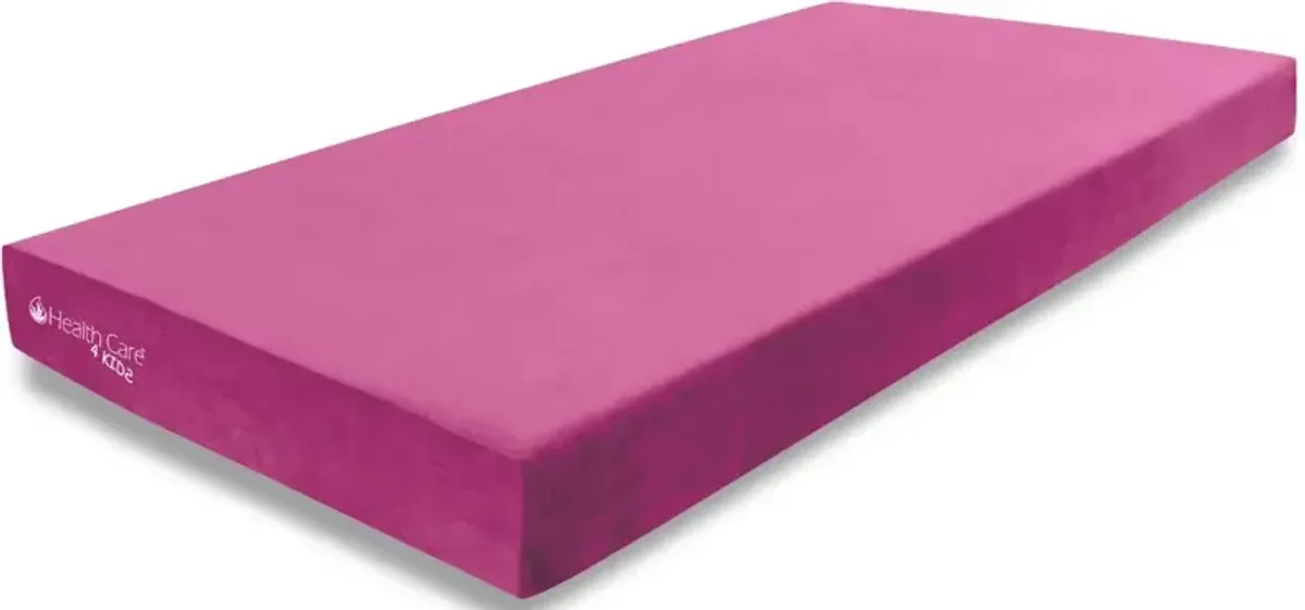 Health Care 4 Kids Pink Memory Foam Twin Mattress and Pillow