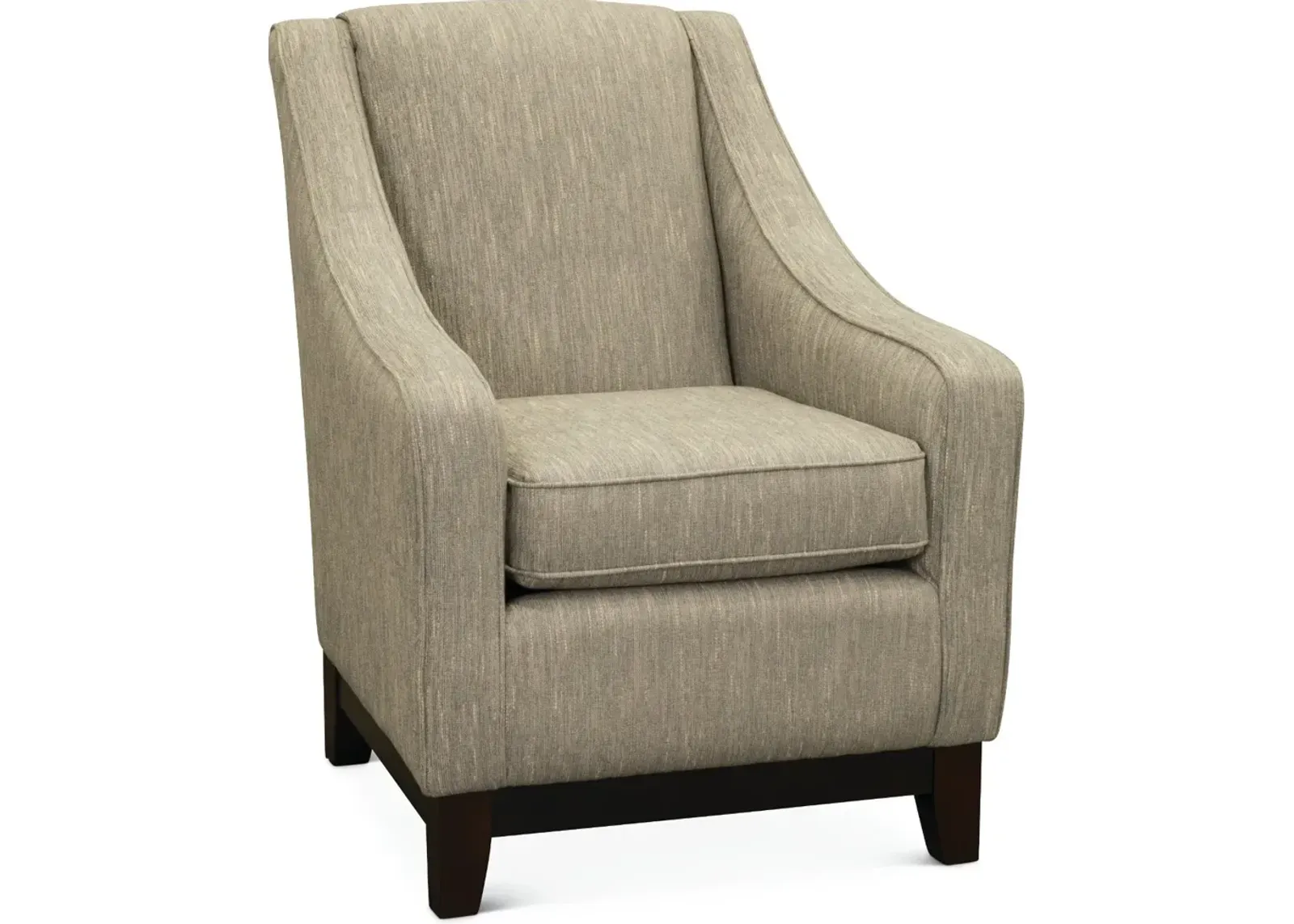 Mariko Fog Gray and Cream Club Chair