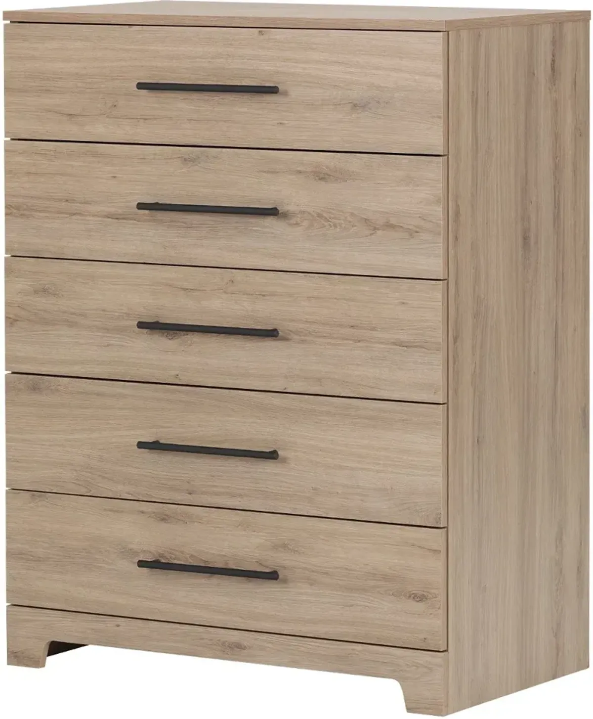 Rustic Oak Chest of Drawers - South Shore