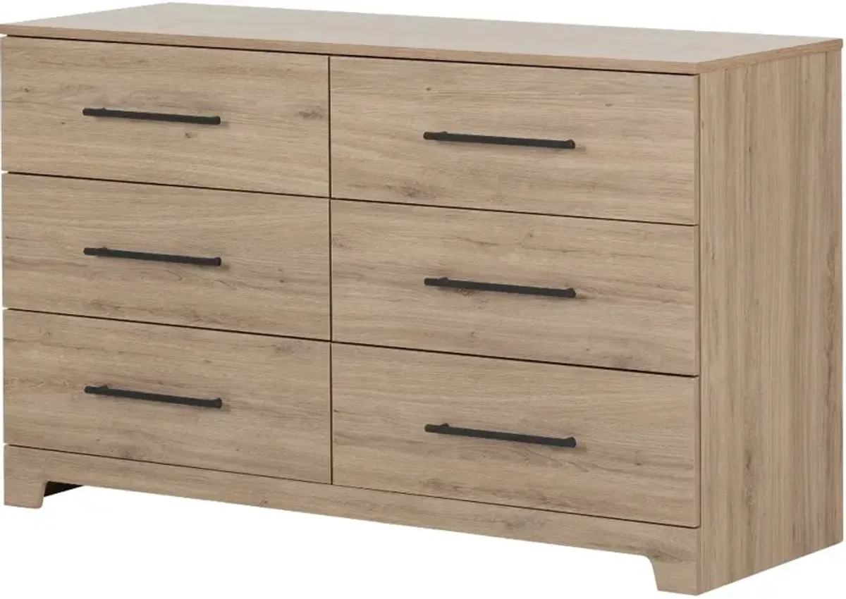 Rustic Oak Dresser - South Shore