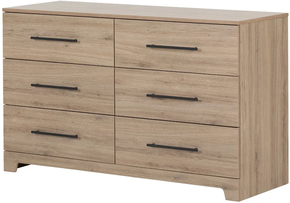 Rustic Oak Dresser - South Shore