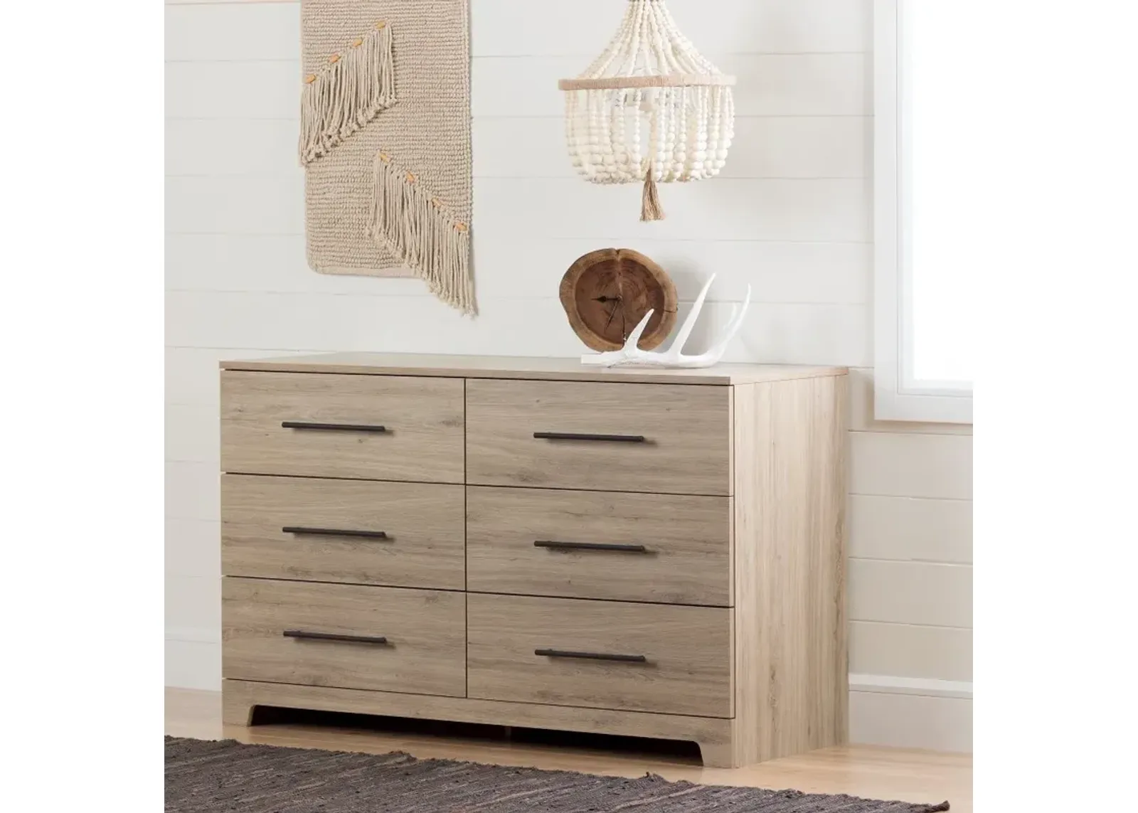 Rustic Oak Dresser - South Shore