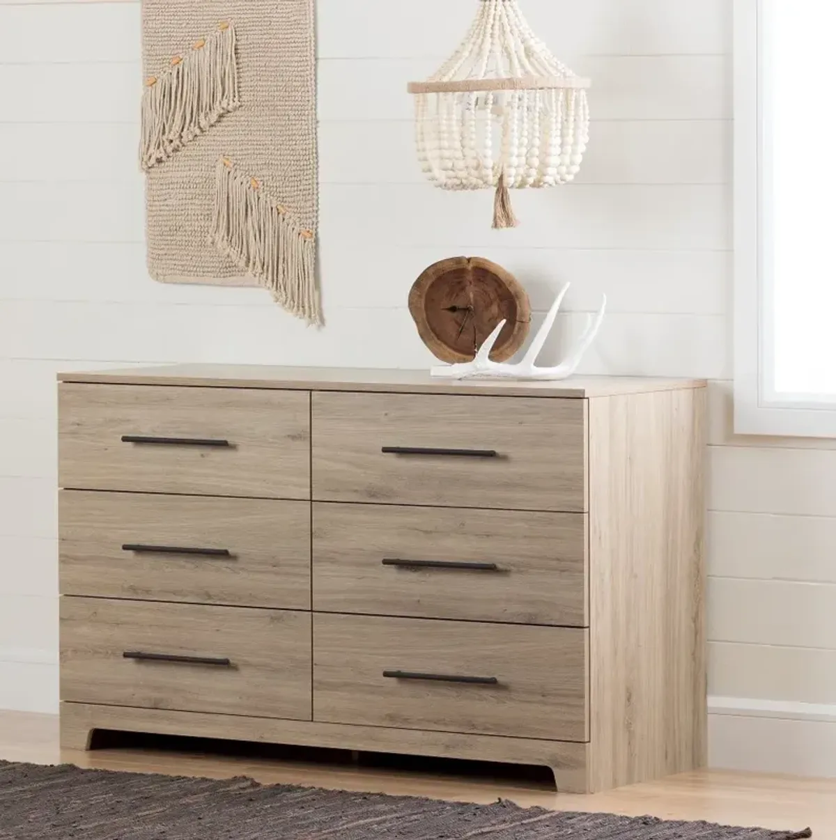 Rustic Oak Dresser - South Shore