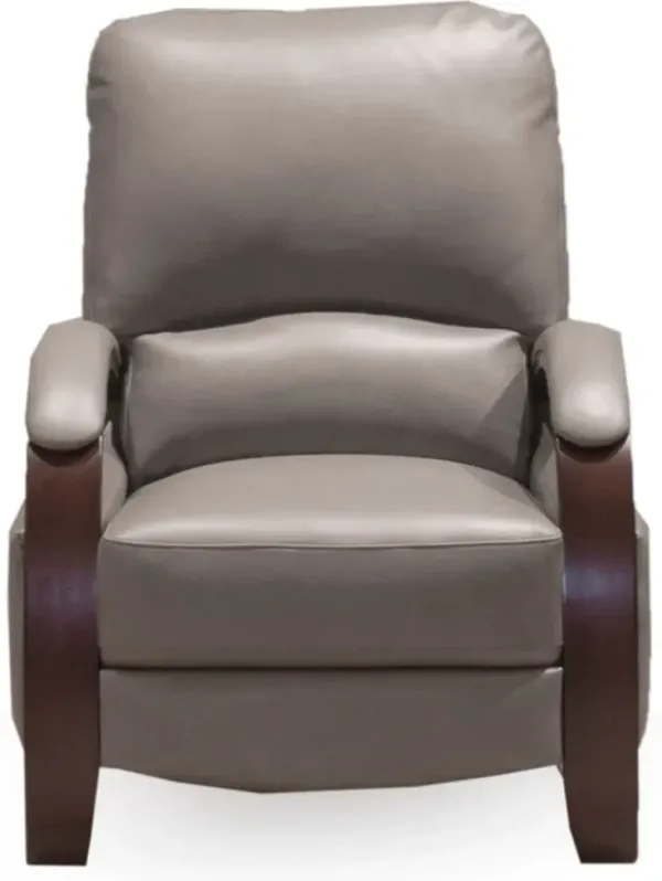 Larue Gray Push Back High Leg Recliner