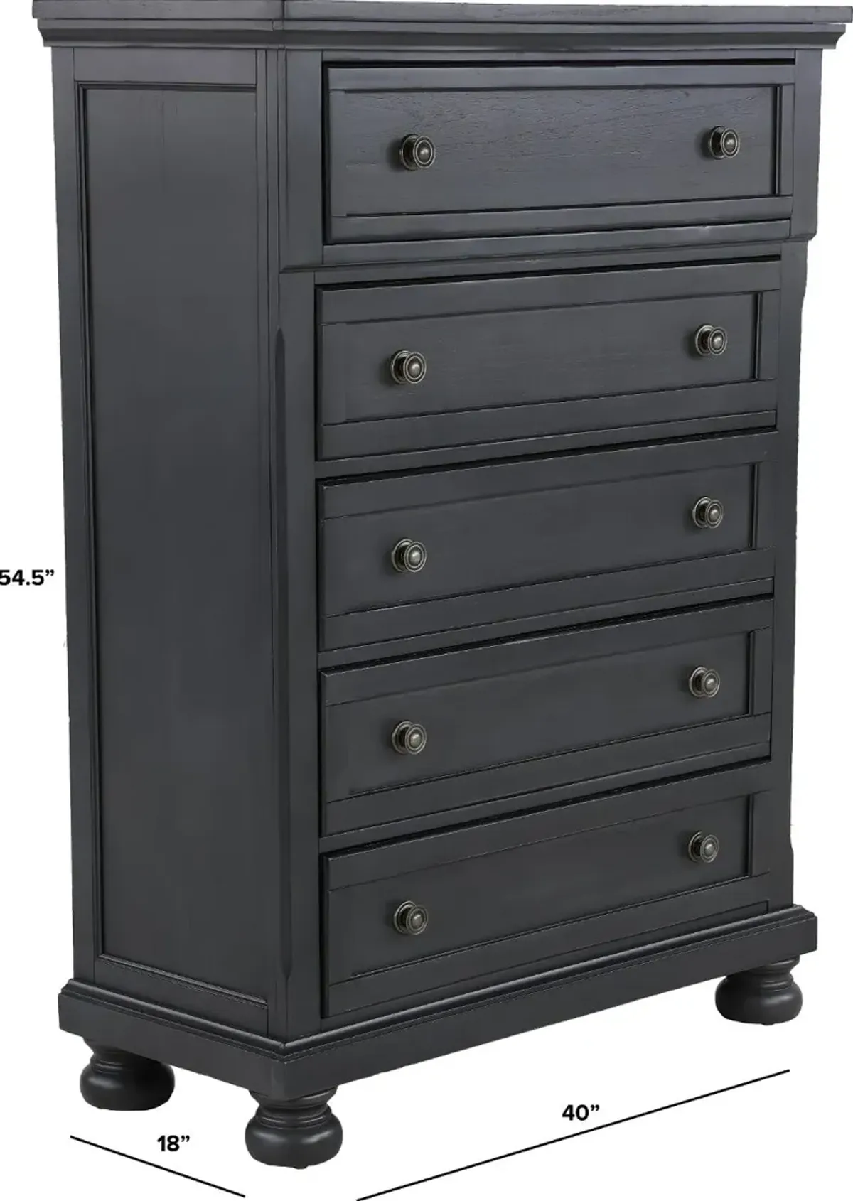 Stella Gray Chest of Drawers