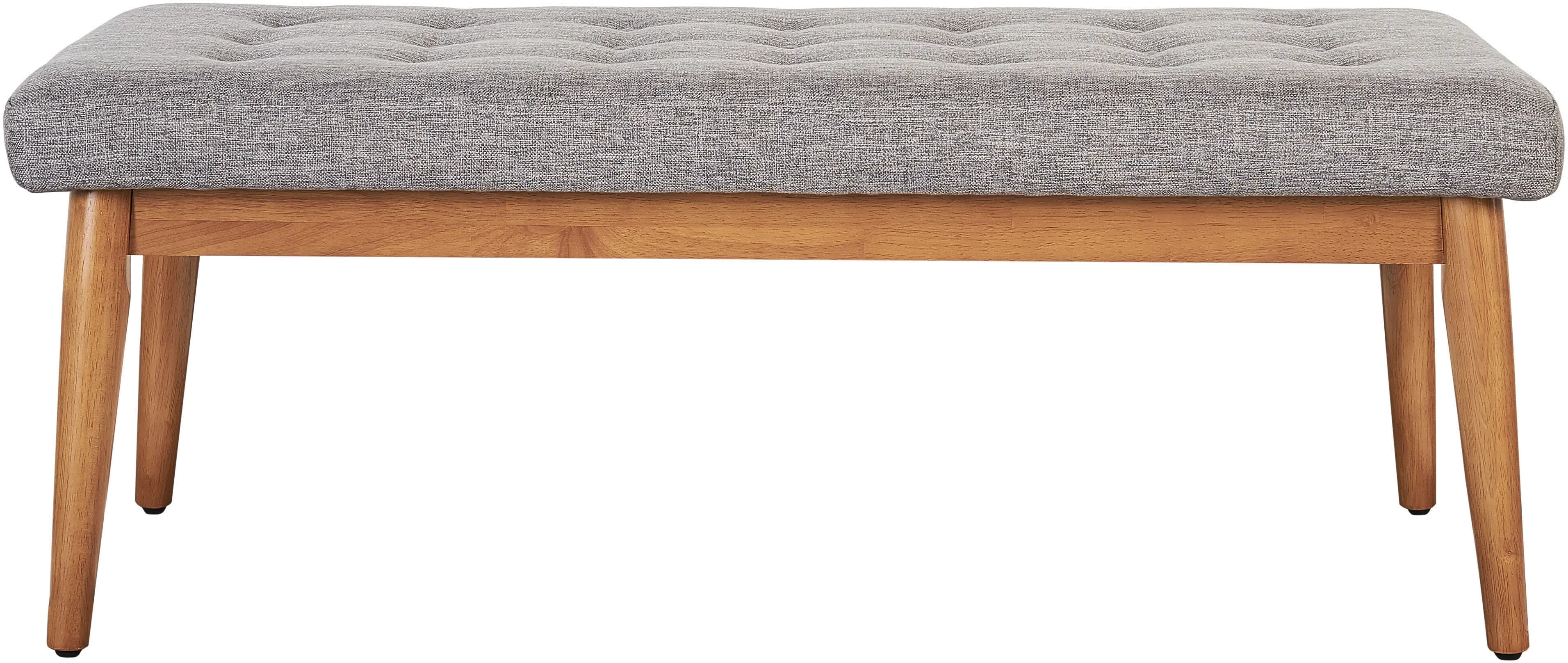 Brown and Gray Upholstered Bench - Landon