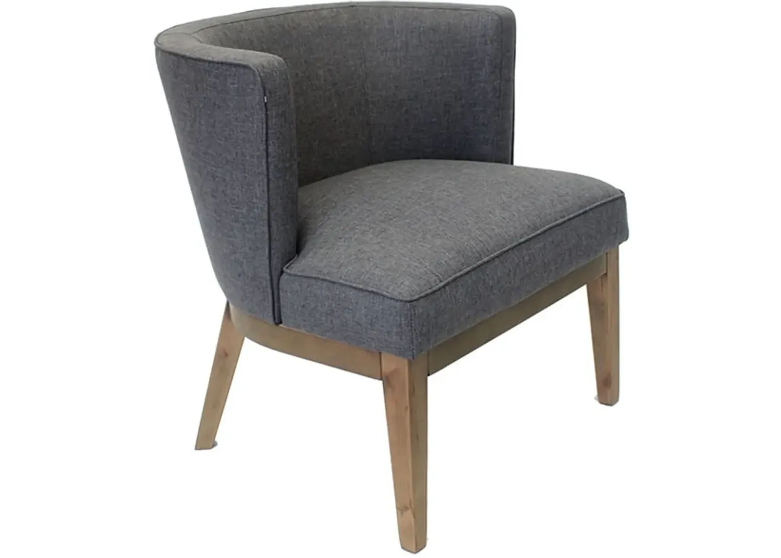 Slate Gray Oversized Accent Chair