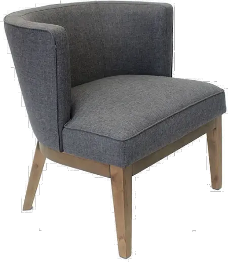 Slate Gray Oversized Accent Chair