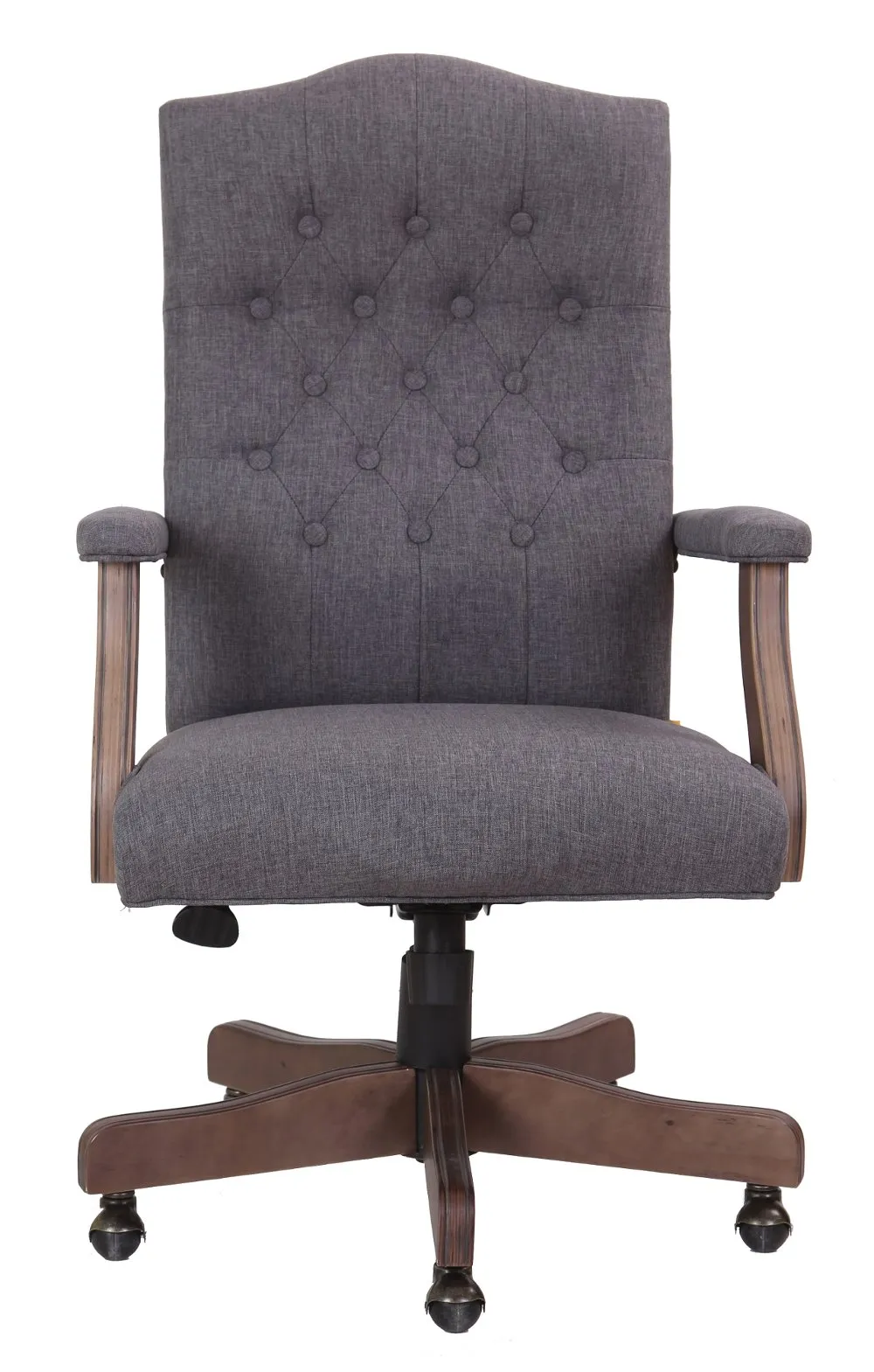 Gray High-Back Executive Swivel Chair