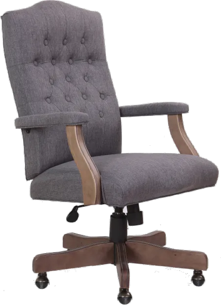 Gray High-Back Executive Swivel Chair