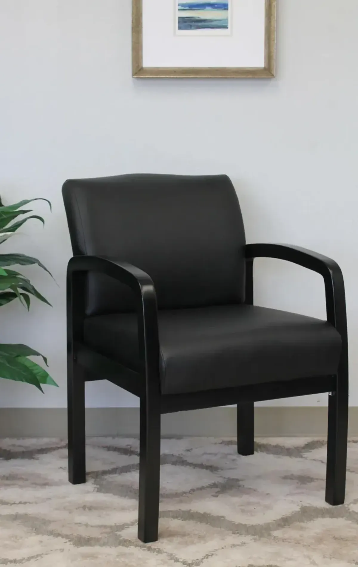 Black Office Guest Chair