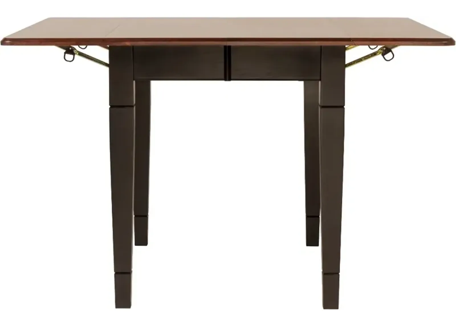 Saber Maple Two-Tone Drop Leaf Dining Room Table