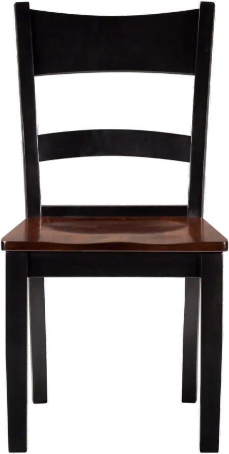 Saber Two-Tone Ladder Back Dining Chair