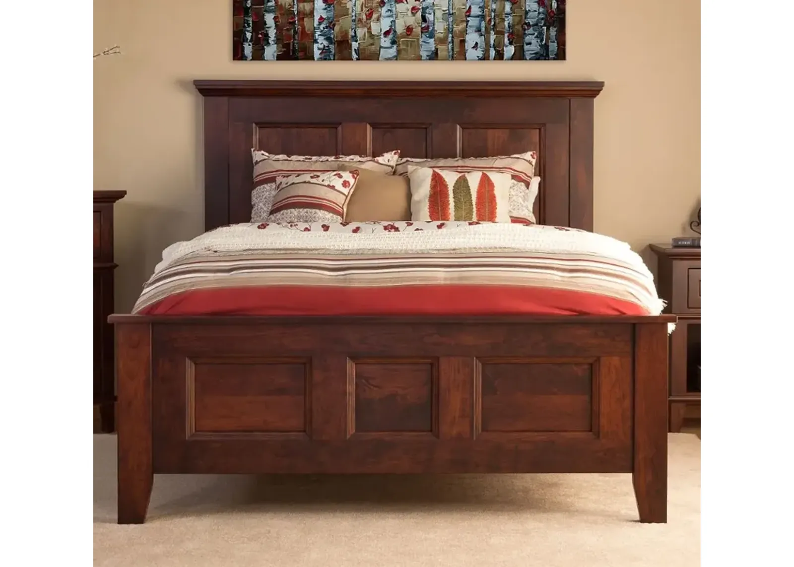 Brentwood Brown Queen Bed