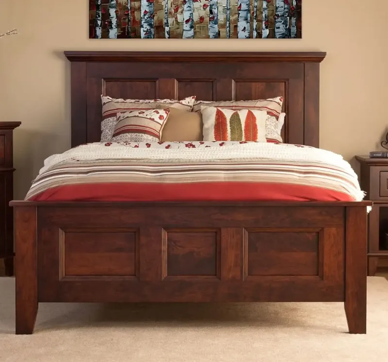 Brentwood Brown Queen Bed