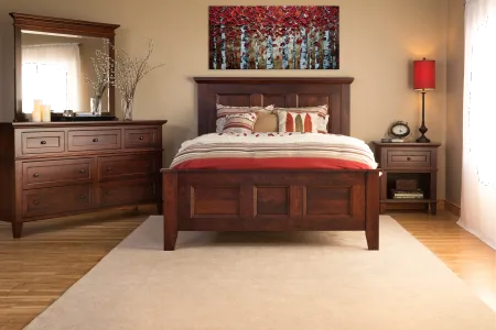 Brentwood Brown King Bed