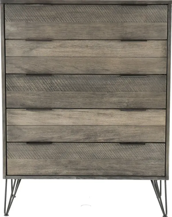 Urbanite Gray Chest of Drawers