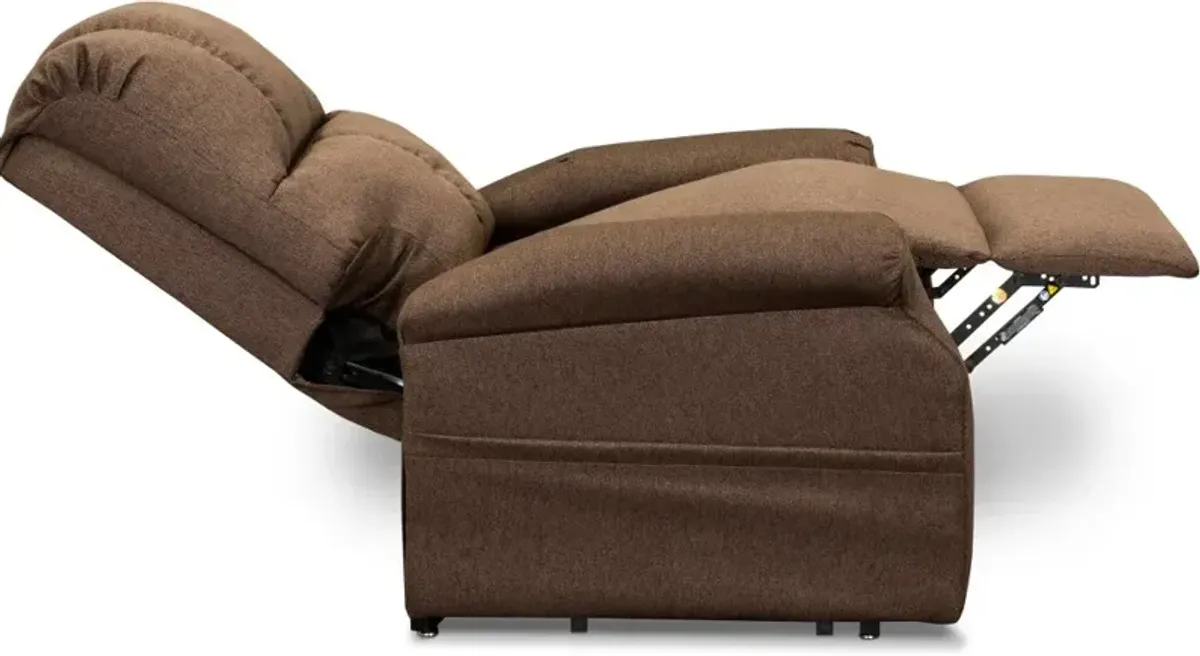 Mason Chocolate Brown 3-Position Reclining Lift Chair